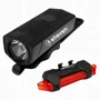 Farol e pisca power ligth 350 lum. USB Elleven