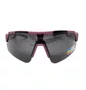 OCULOS CICLISMO EL61 LENTE POLARIZADA ROXO/CINZA