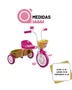 Triciclo Aro 12 Nathor Rosa